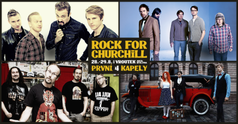 První 4 kapely Rock for Churchill 2015!