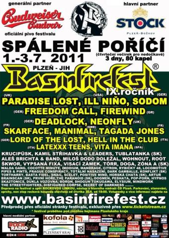 Line-up letošního Basinfirefestu je kompletní  - zbývá vybrat kapely pro zahajovací večer