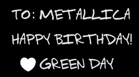 Nová skladba Green Day pro Metallicu