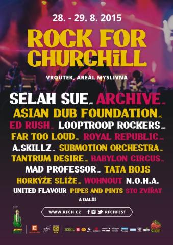 Rock for Churchill 2015 už klepe na dveře!