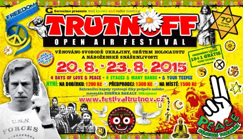 Trutnoff 2015 - Festival Trutnoff oznamuje své věnování a vybubnovává první české kapely