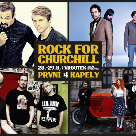 První 4 kapely Rock for Churchill 2015!